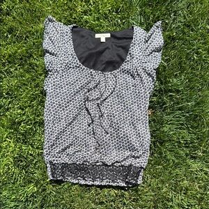 Weston Wear Black and White Polka Dot Blouse